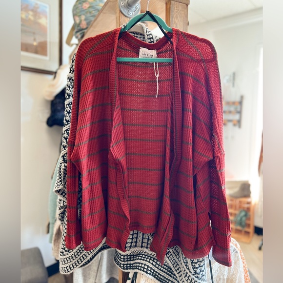 Sadie + Sage Striped Cardigan - Picture 2 of 4